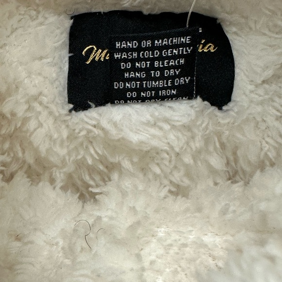 Marissa Olivia pullover ivory cable soft jacquard jacket L - Picture 6 of 6